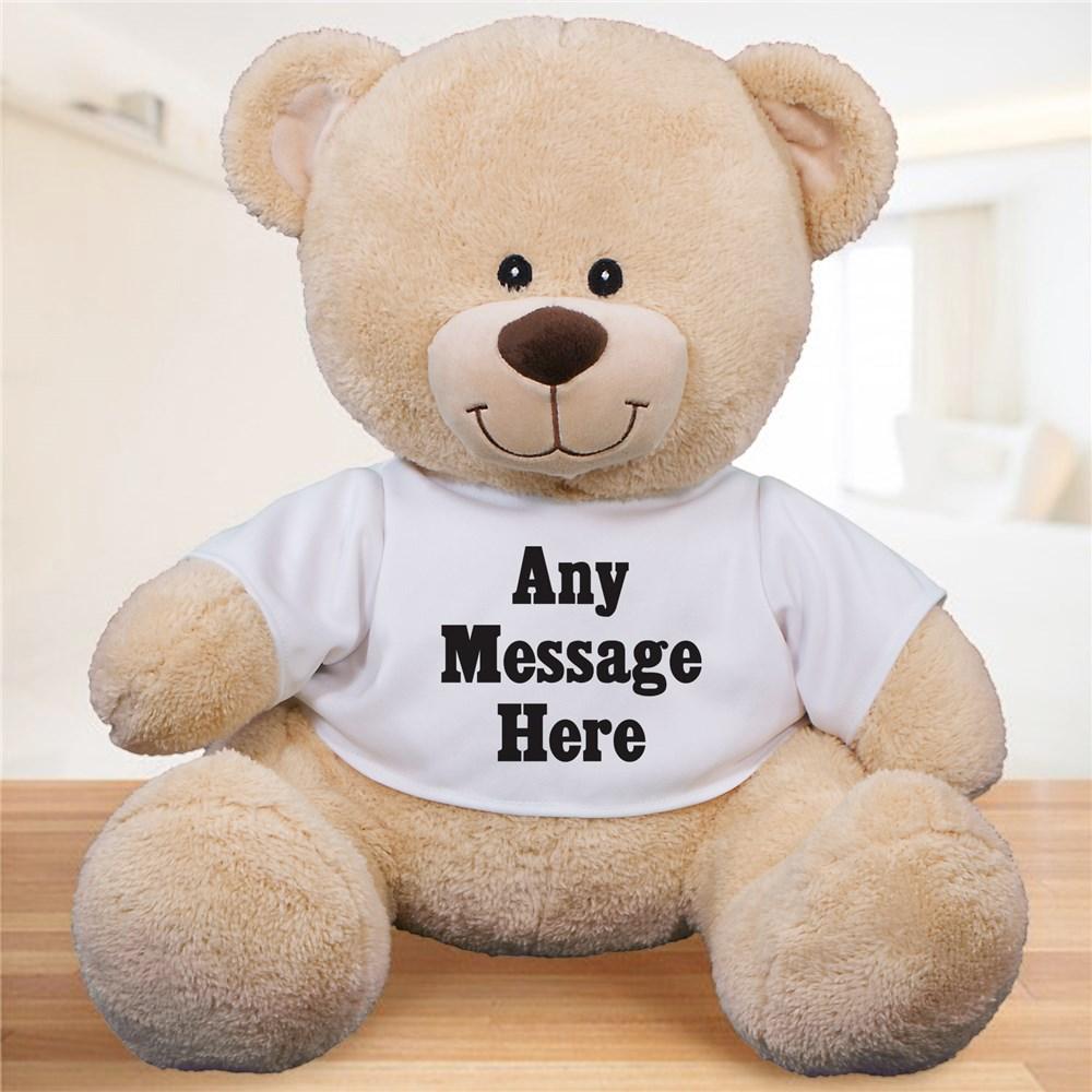Custom Message Teddy Bear - ONLY GIFTS