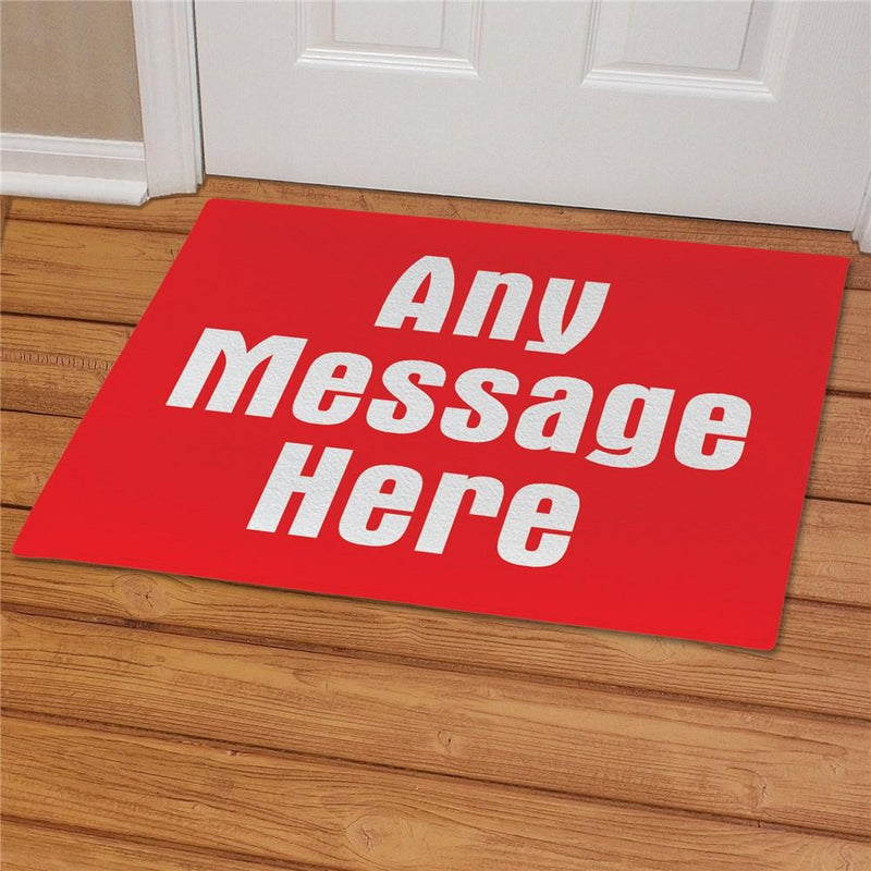 Personalized Any message Doormat