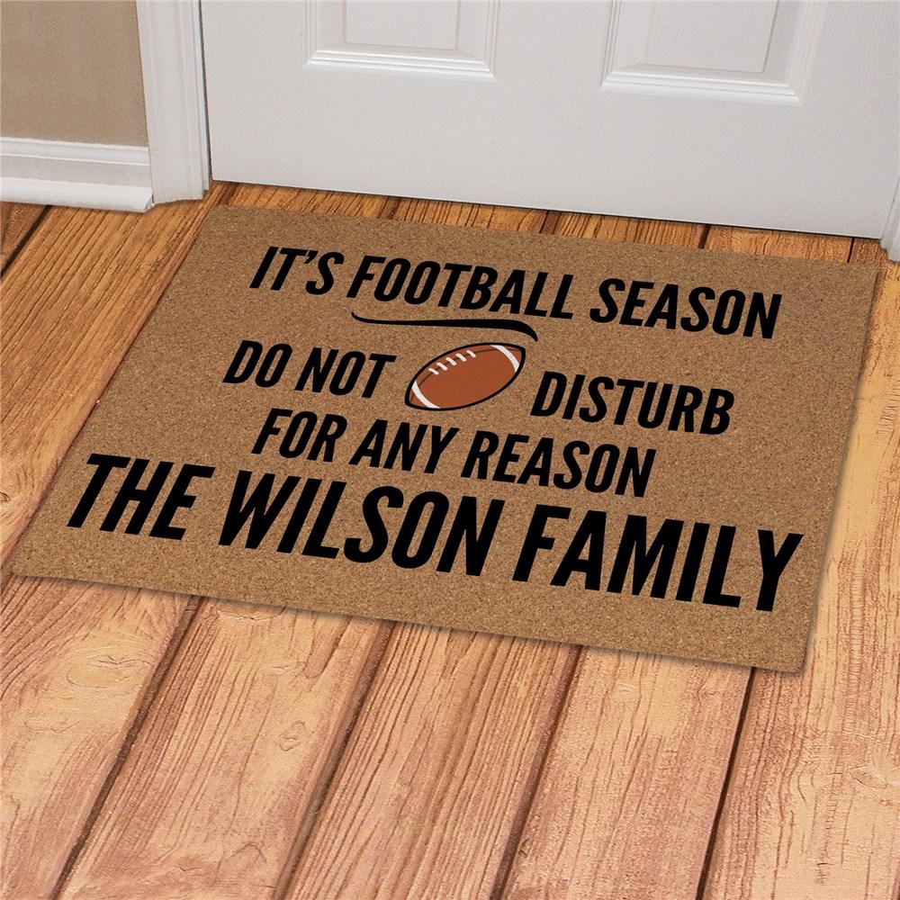 CATALOG ONLY DO NOT SELL Personalized It's Football Season Doormat - ONLY GIFTS
