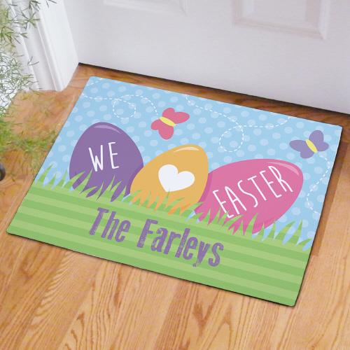 Personalized Easter Doormat