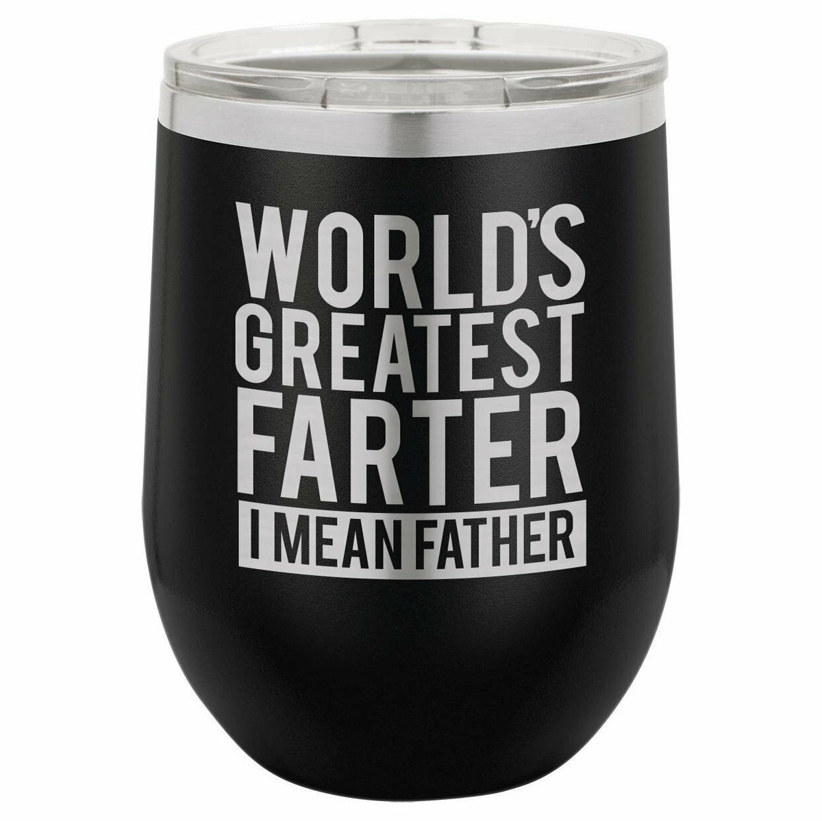 Worlds Greatest Farter Drink Tumbler With Straw - ONLY GIFTS