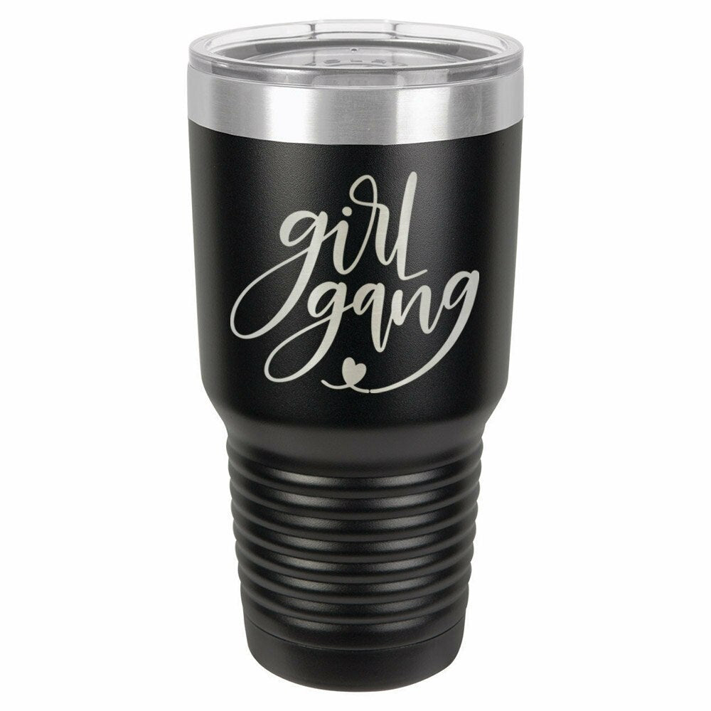 GIRL GANG Drink Tumbler With Straw - ONLY GIFTS