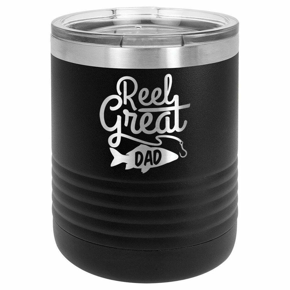 Reel Great Dad Drink Tumbler With Straw - ONLY GIFTS