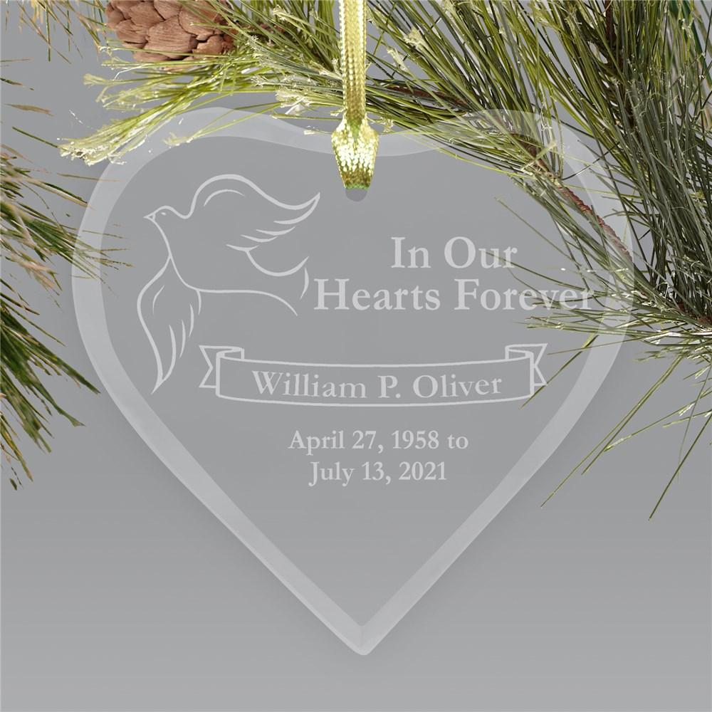 Hearts Forever Memorial Ornament - ONLY GIFTS