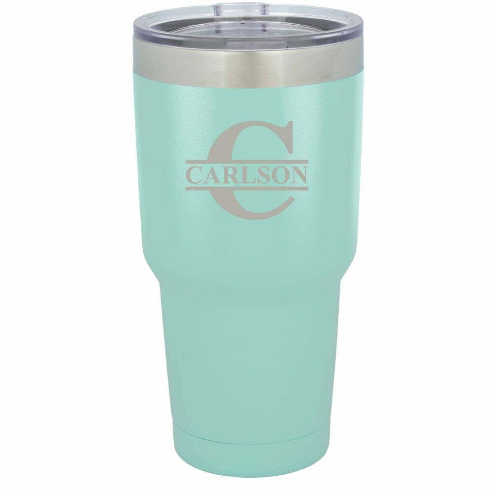 Monogram 30 oz Stainless Steel Drink Tumbler - ONLY GIFTS