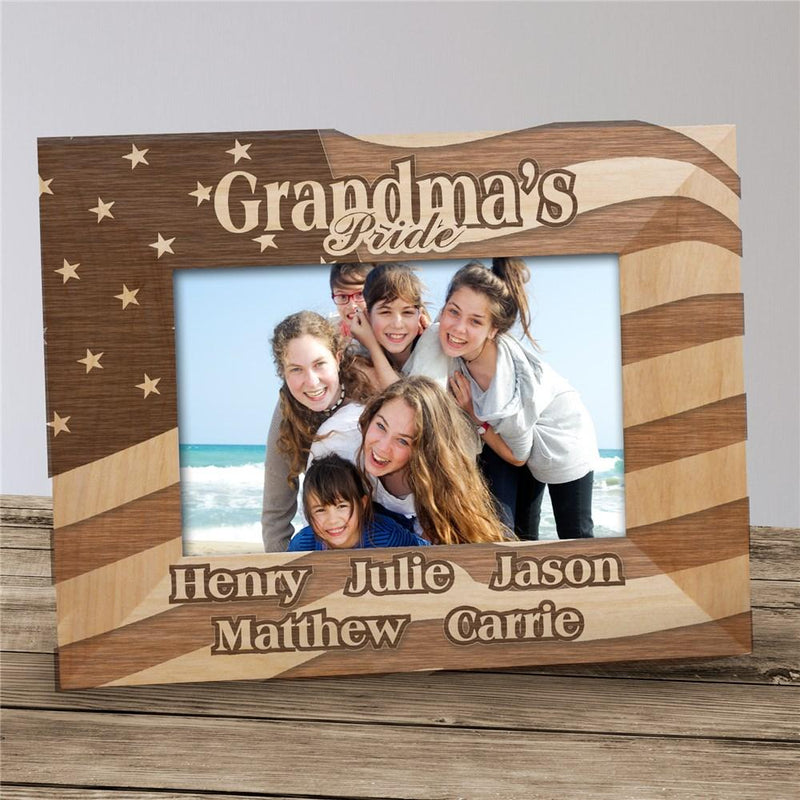 USA American Pride Wooden Picture Frame