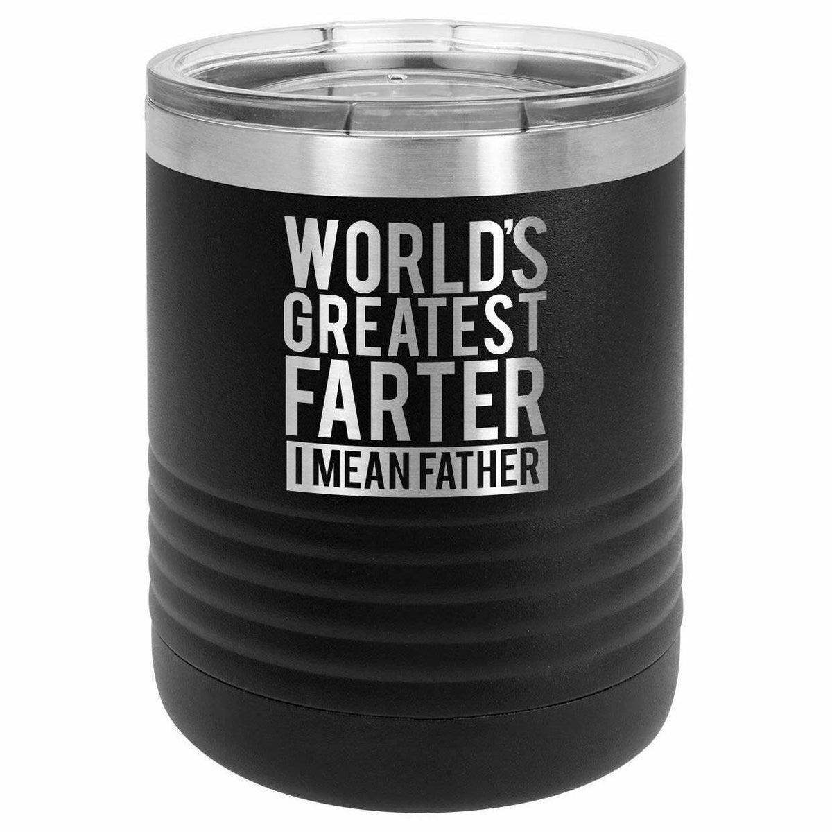 Worlds Greatest Farter Drink Tumbler With Straw - ONLY GIFTS