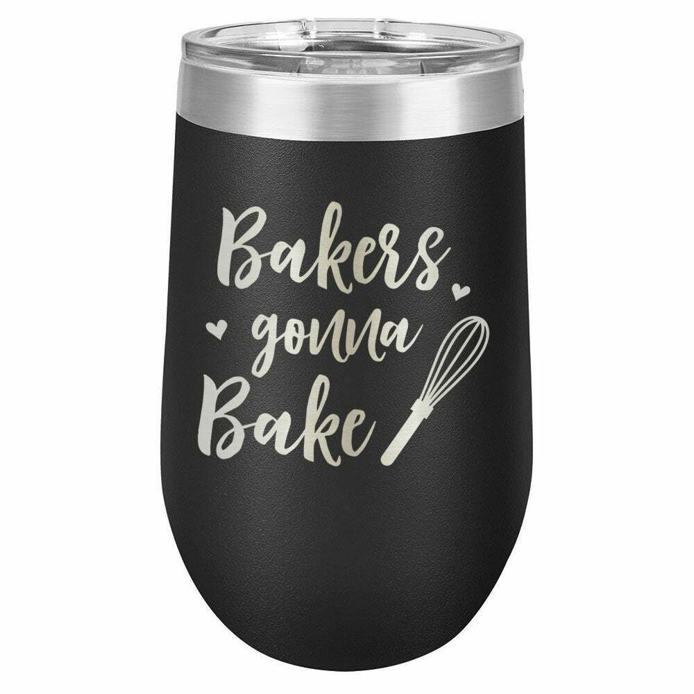 Bakers Gonna Bake Drink Tumbler With Straw - ONLY GIFTS