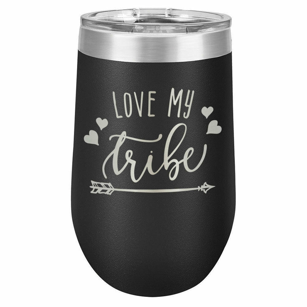 Love My Tribe Drink Tumbler With Straw - ONLY GIFTS