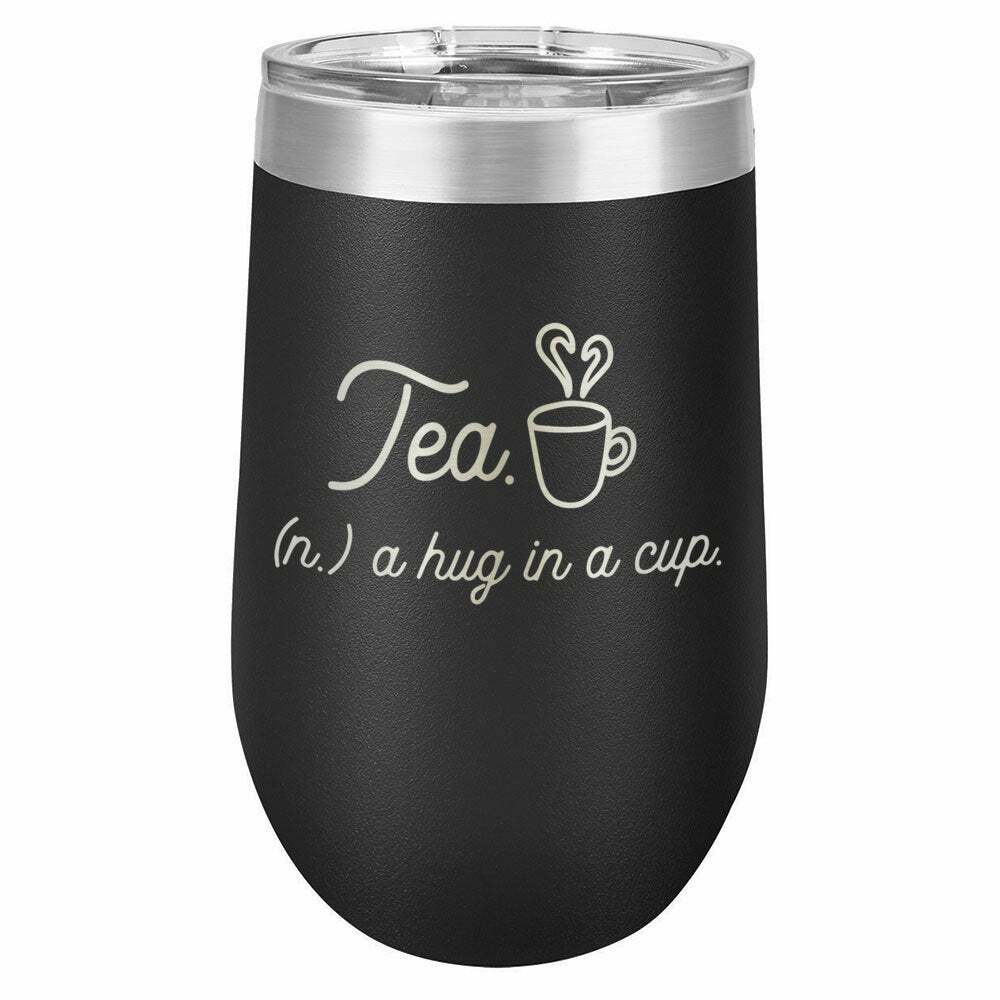 Tea A Hug In A Cup Drink Tumbler With Straw - ONLY GIFTS