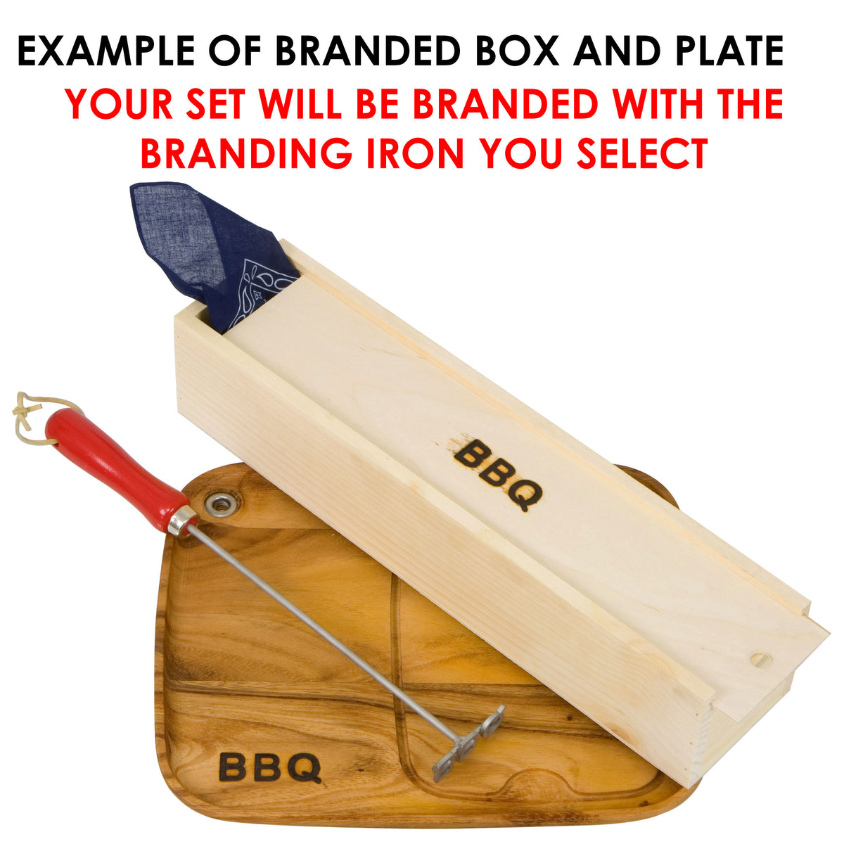 Circle K Branding Iron Steak, Wood, Burgers & Buns ONLY GIFTS