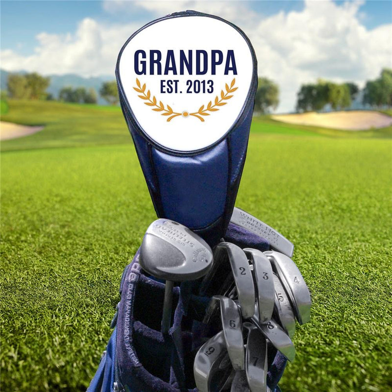 Embroidered Grandpa Golf Club Cover