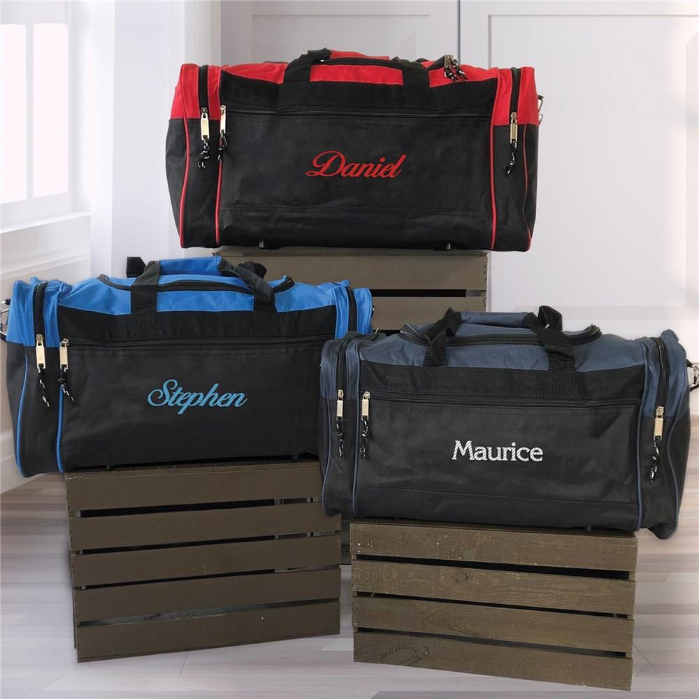 Embroidered Any Name Duffel Bag - ONLY GIFTS