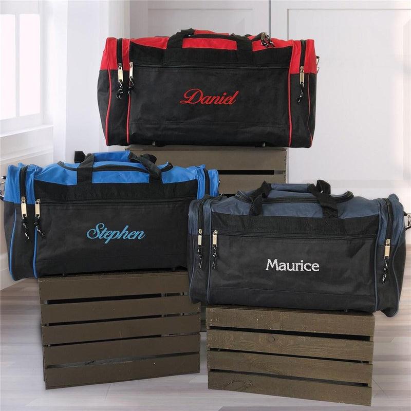 Embroidered Any Name Duffel Bag