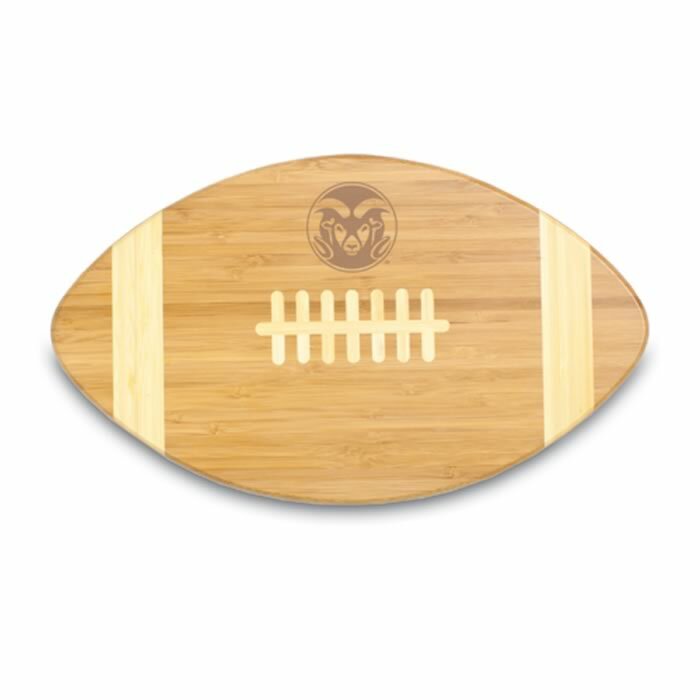 Colorado State Rams Engraved Football Cutting Board