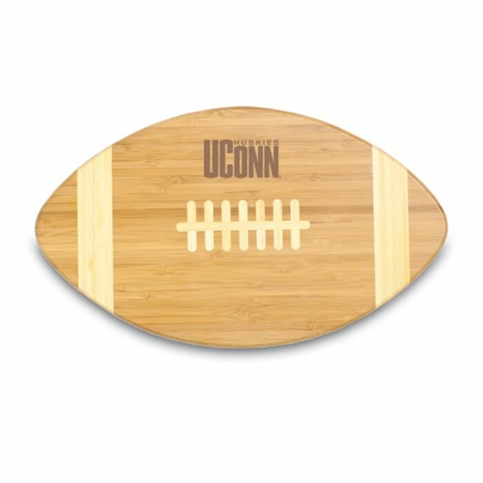 Connecticut Huskies Engraved Football Cutting Board