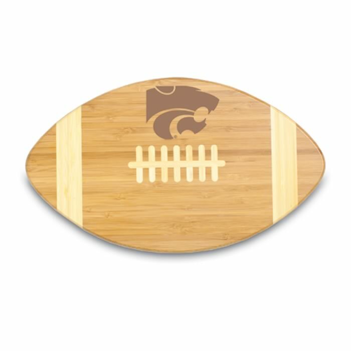 Kansas State Wildcats Engraved Football Cutting Board