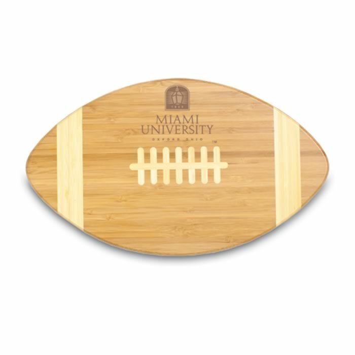 Miami Redhawks Engraved Football Cutting Board