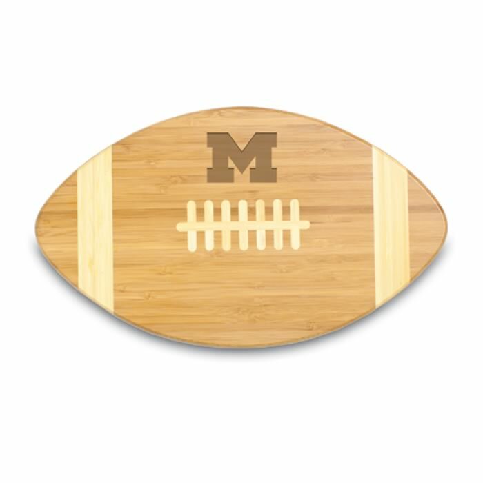 Michigan Wolverines Engraved Football Cutting Board