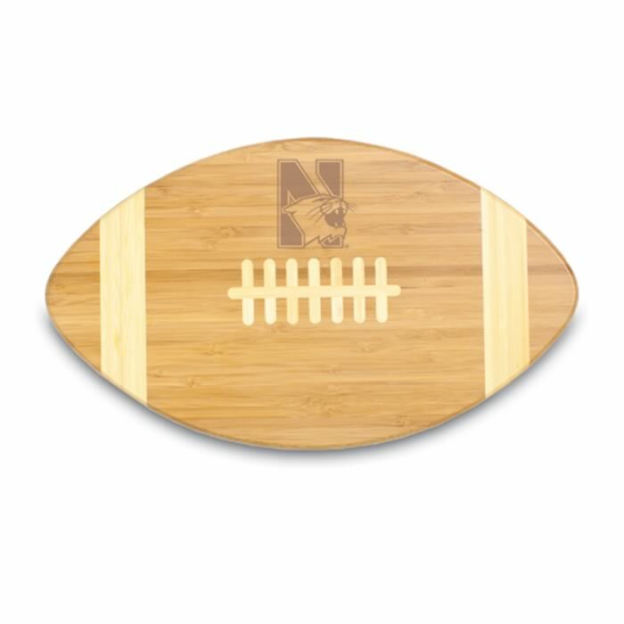 Northwestern Wildcats Engraved Football Cutting Board