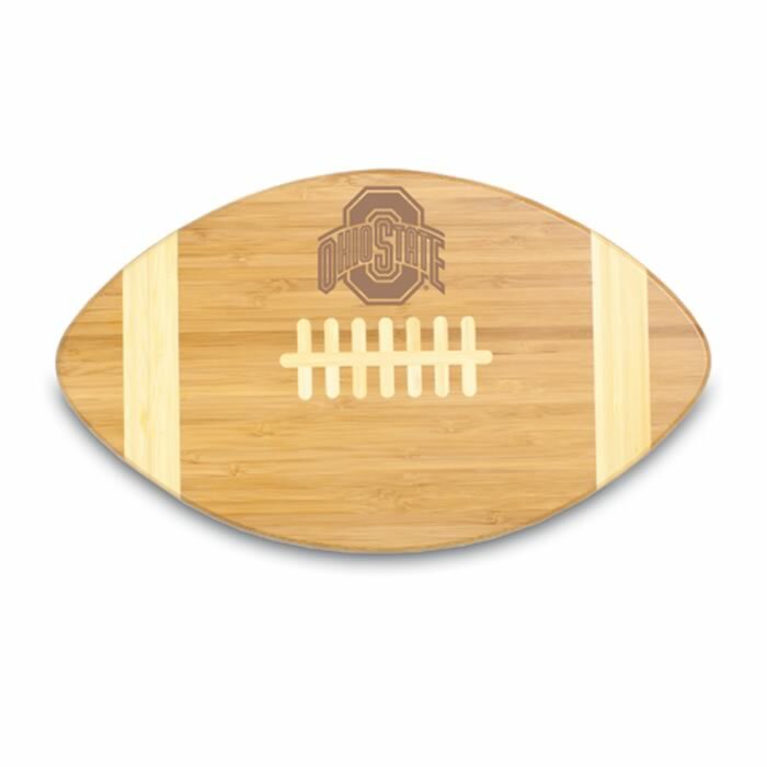 Ohio State Buckeyes Engraved Football Cutting Board
