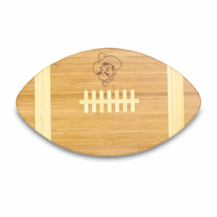 Oklahoma State Cowboys Engraved Football Cutting Board