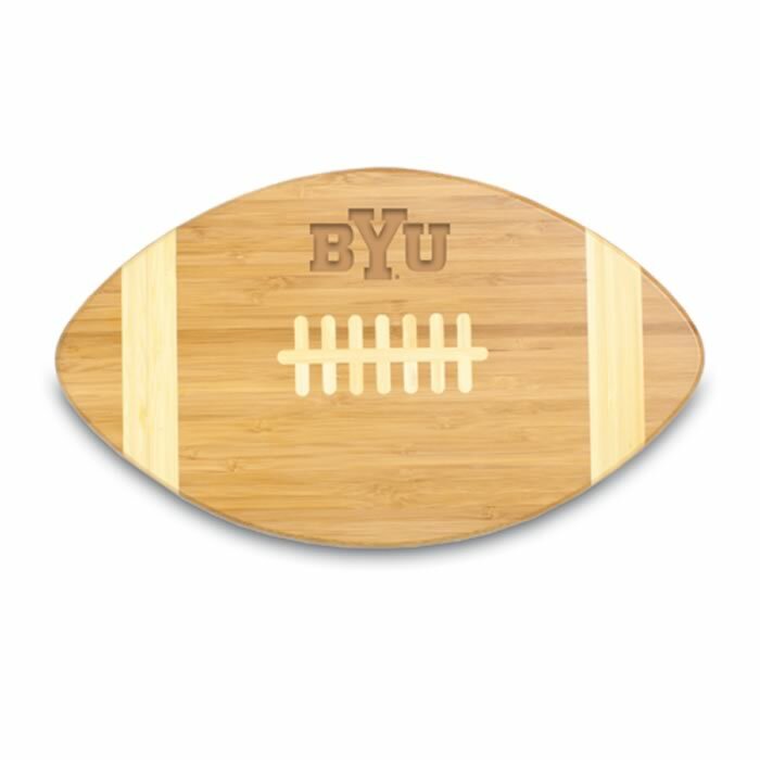 Brigham Young Cougars Engraved Football Cutting Board
