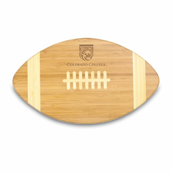Colorado College Tigers Engraved Football Cutting Board