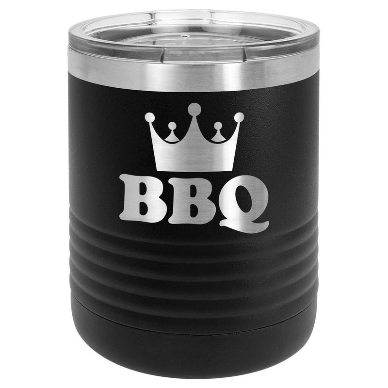 BBQ KING 10 oz Lowball Tumbler with Lid