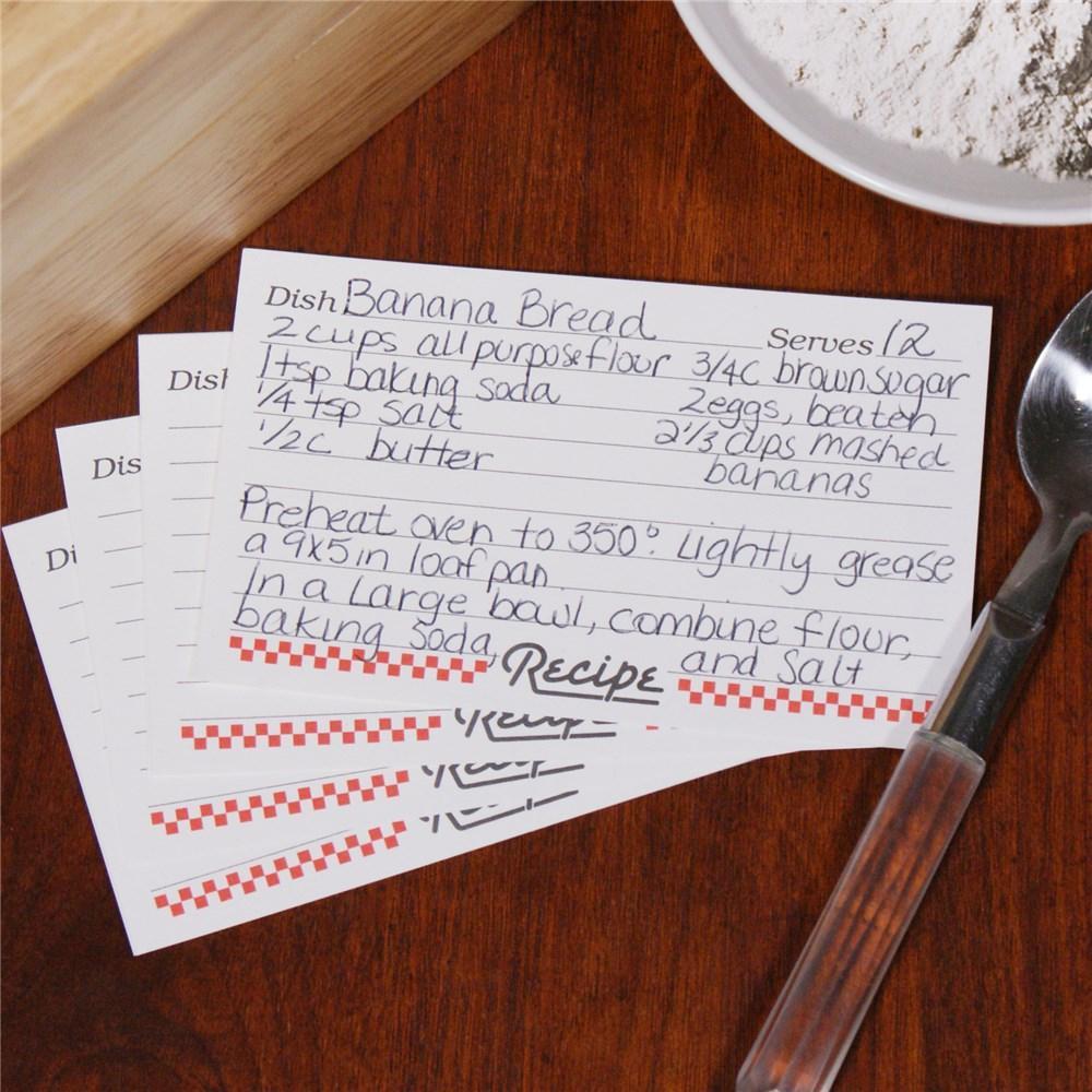 3x5 Recipe Cards - ONLY GIFTS