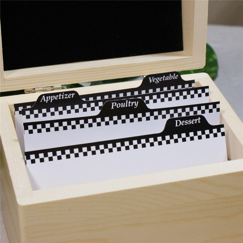 3x5 Recipe Card Dividers
