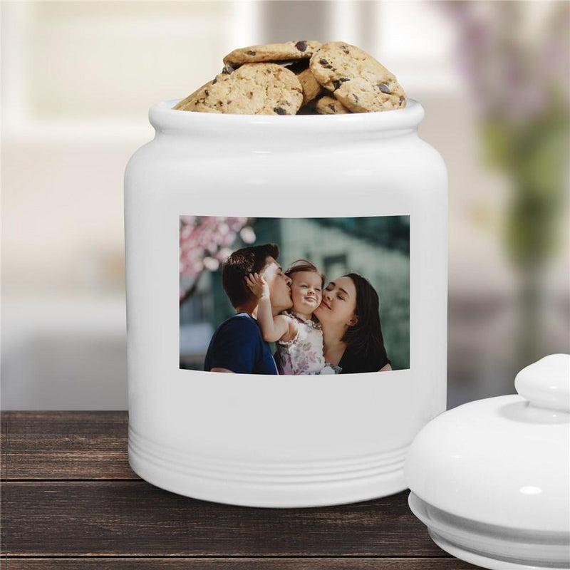 Ceramic Photo Cookie Jar