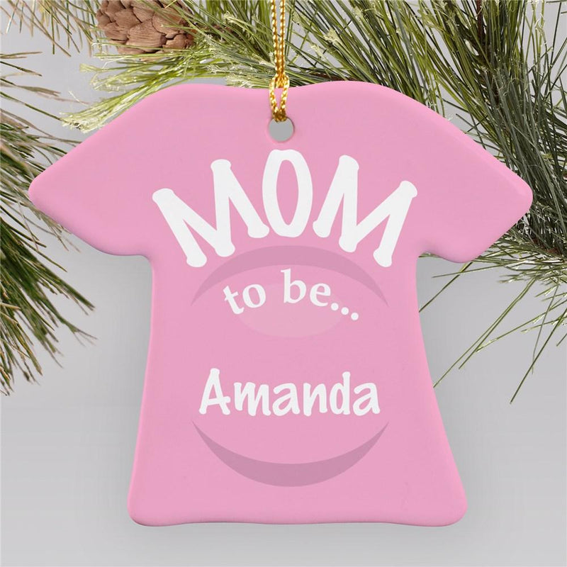 A GIRL Is Arriving T-Shirt Ornament