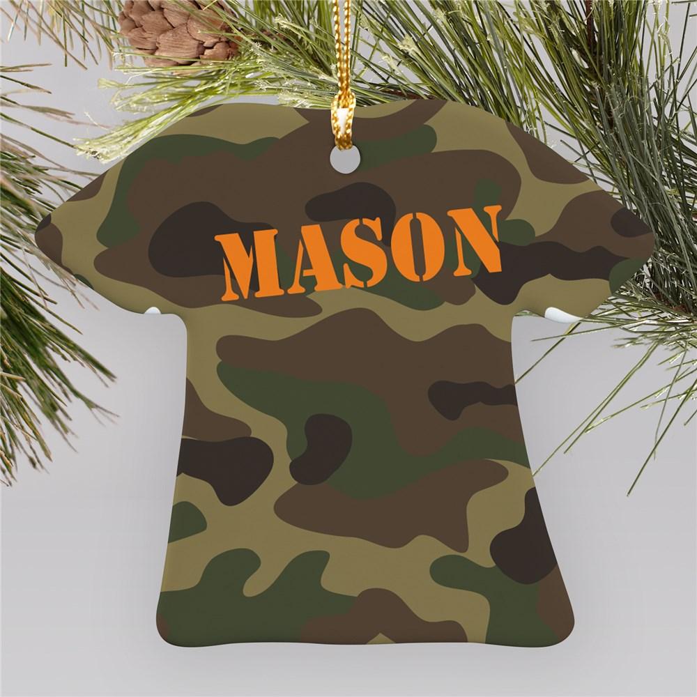 Army Camouflage T-shirt Ornament - ONLY GIFTS