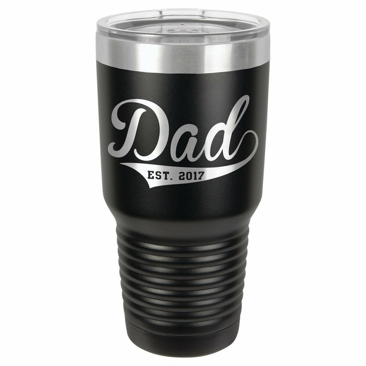 Dad Established 2020 Drink Tumbler With Straw - ONLY GIFTS