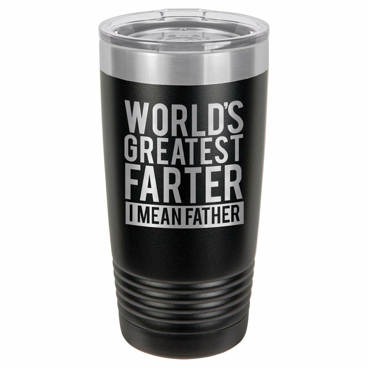 Worlds Greatest Farter Drink Tumbler With Straw - ONLY GIFTS