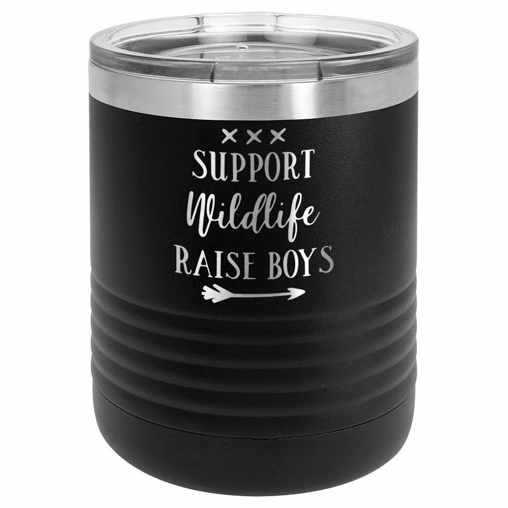 Support Wildlife Raise Boys Drink Tumbler With Straw - ONLY GIFTS