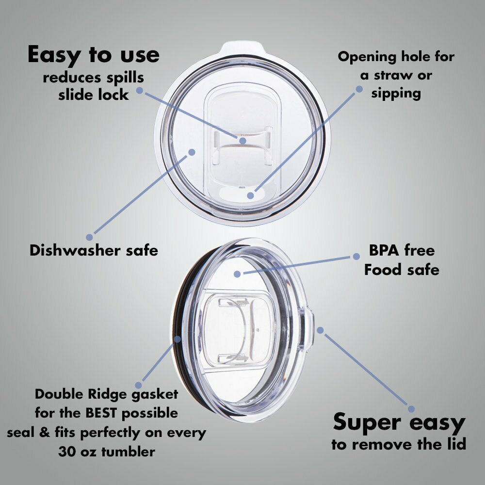 Custom 12 oz Stemless Wine Tumbler With Lid - ONLY GIFTS