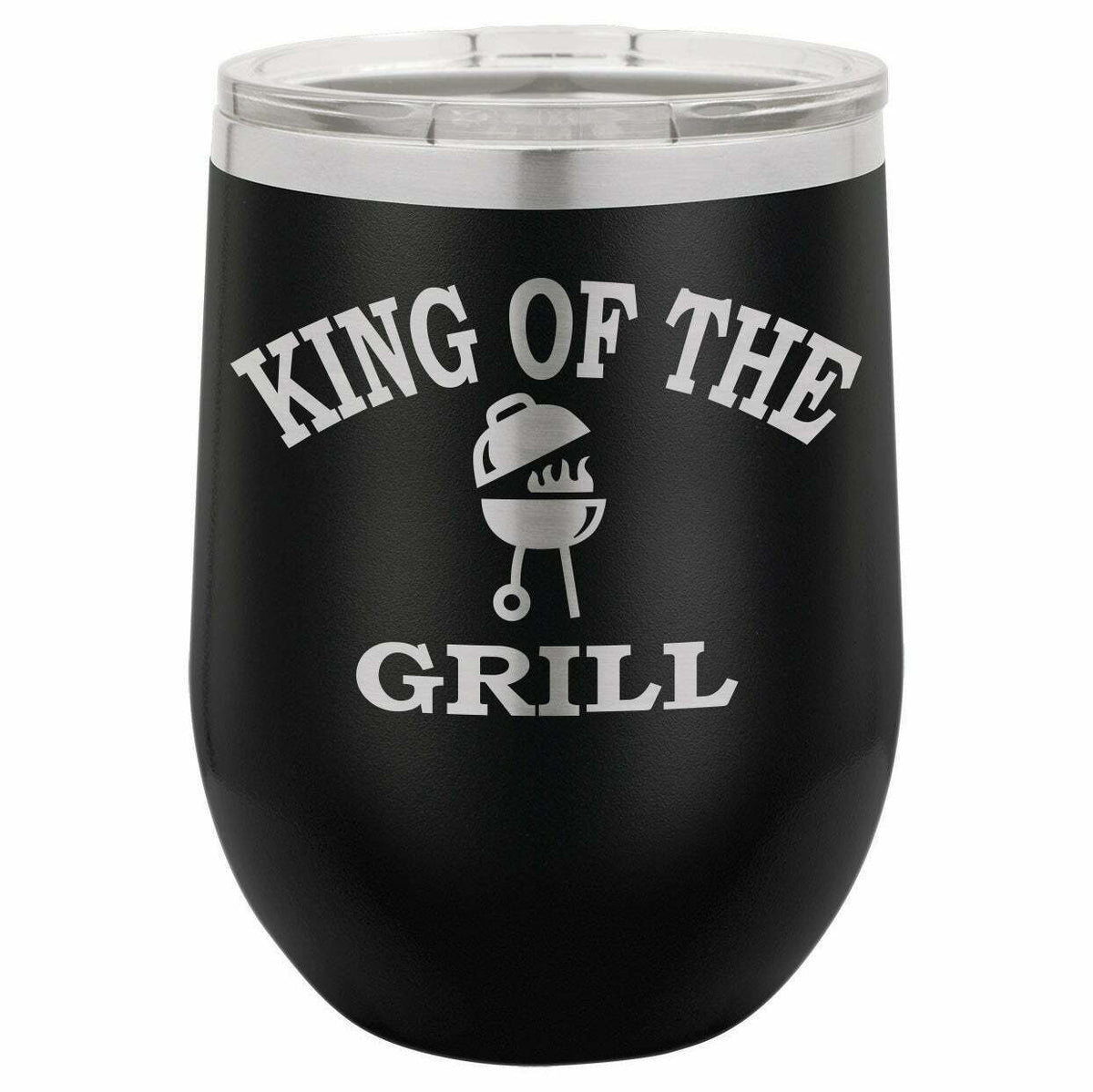 King Of The Grill Drink Tumbler With Straw - ONLY GIFTS