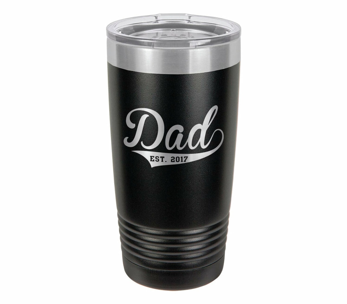 Dad Established 2020 Drink Tumbler With Straw - ONLY GIFTS
