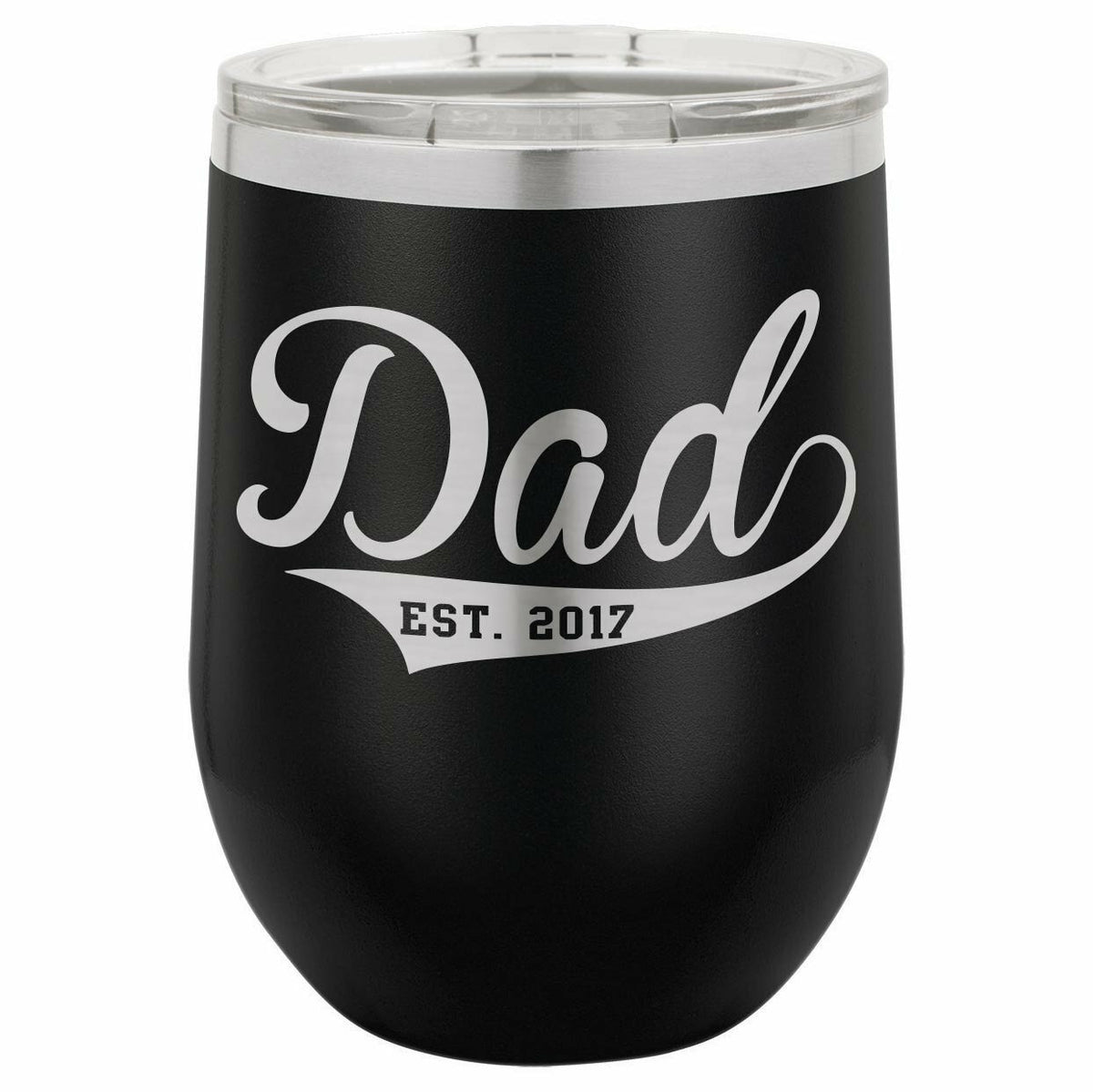 Dad Established 2020 Drink Tumbler With Straw - ONLY GIFTS