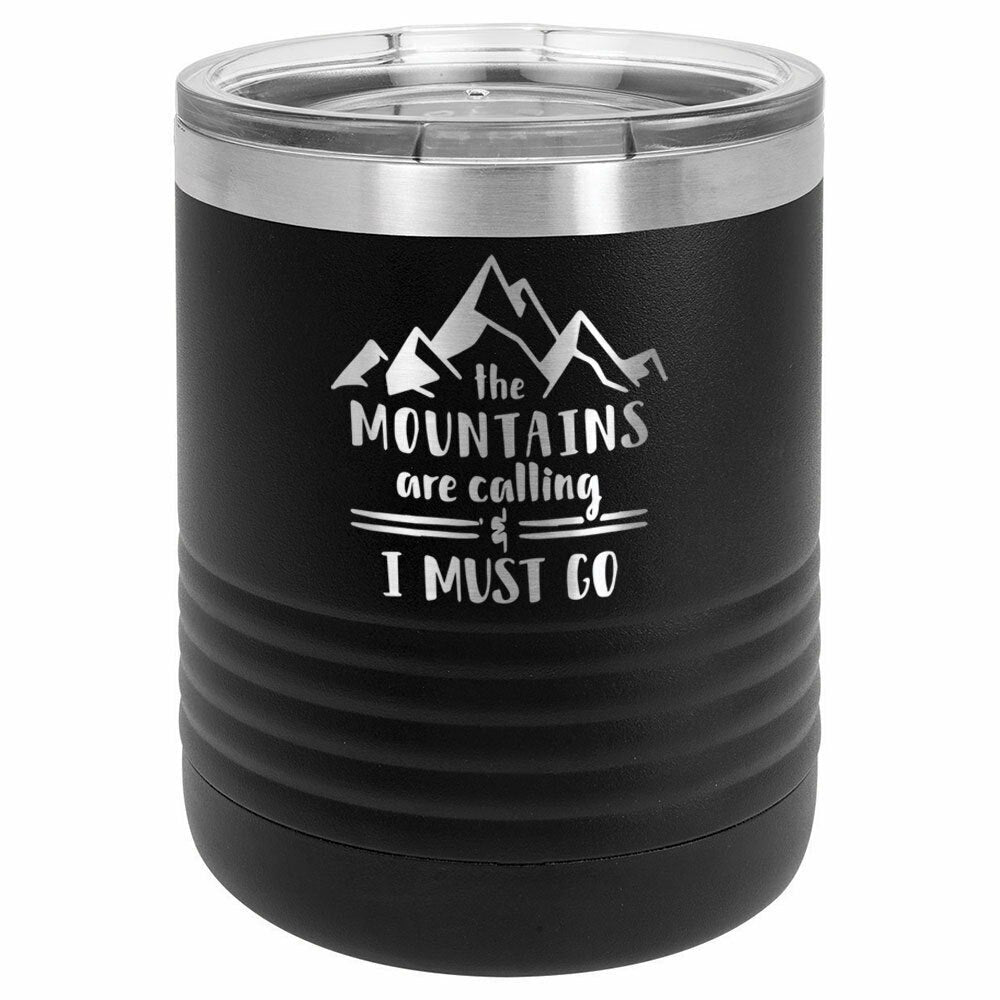 Mountains Are Calling And I Must Go Drink Tumbler With Straw - ONLY GIFTS