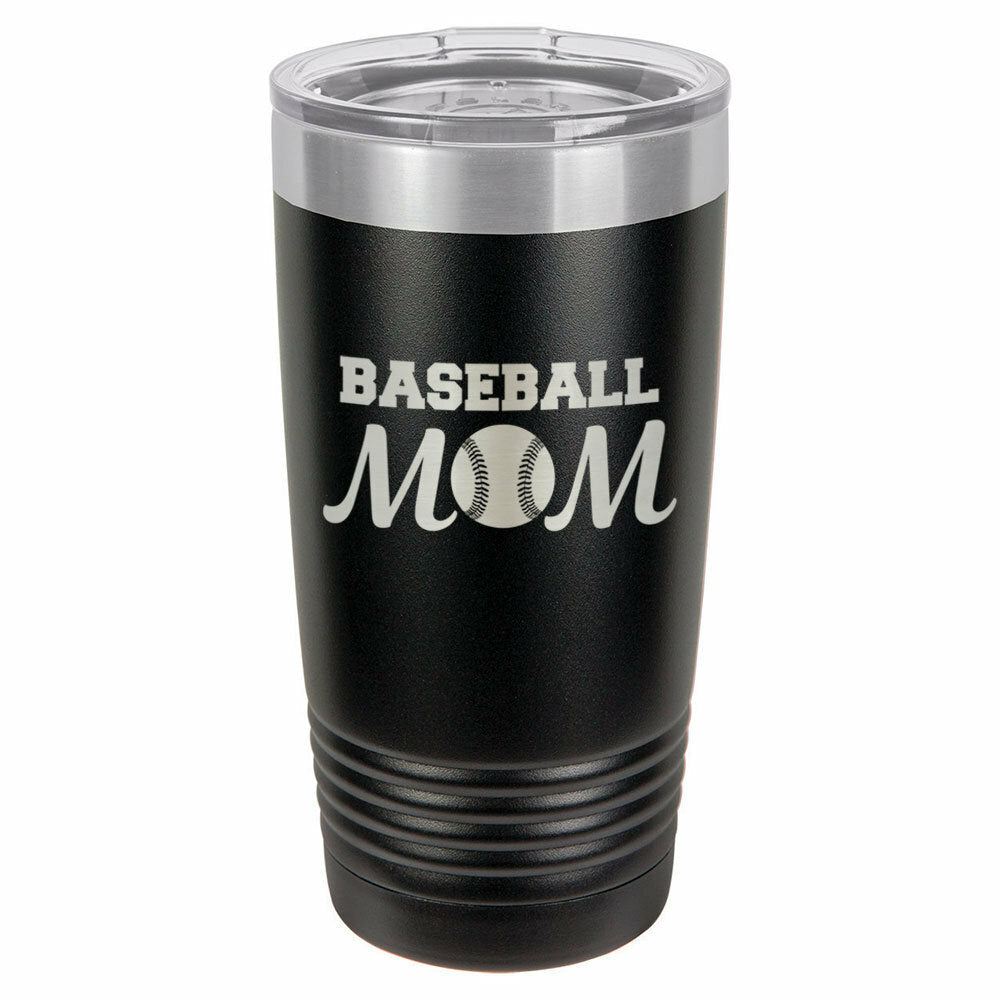 Baseball Mom Drink Tumbler With Straw - ONLY GIFTS