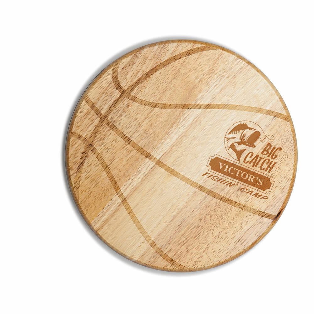 Big Catch Fishin' Camp Basketball Cutting Board - ONLY GIFTS