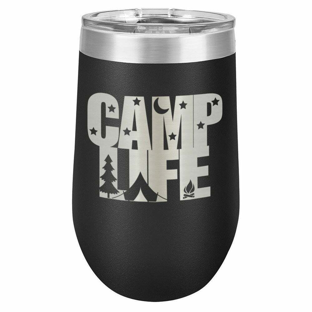CAMP LIFE Drink Tumbler With Straw - ONLY GIFTS