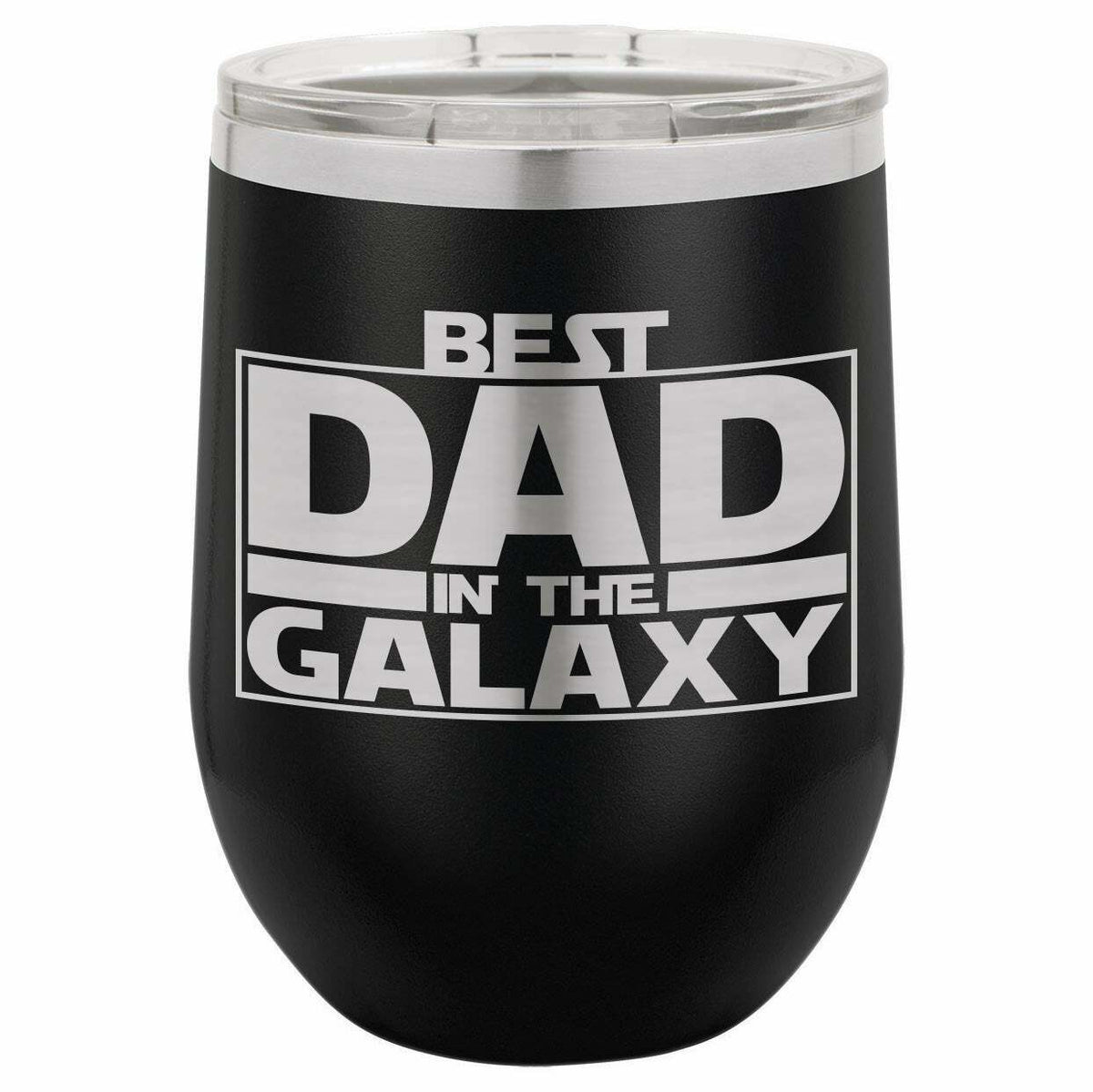 Best Dad In The Galaxy Drink Tumbler With Straw - ONLY GIFTS