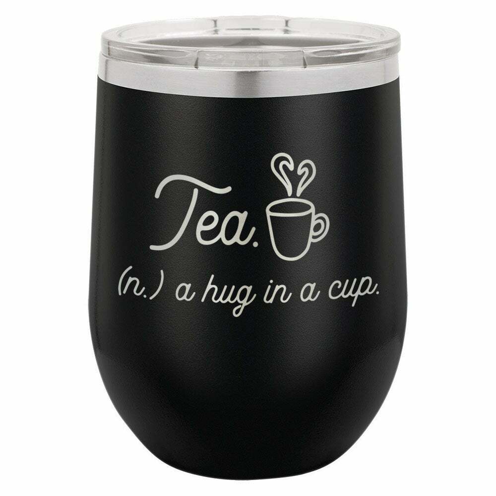 Tea A Hug In A Cup Drink Tumbler With Straw - ONLY GIFTS