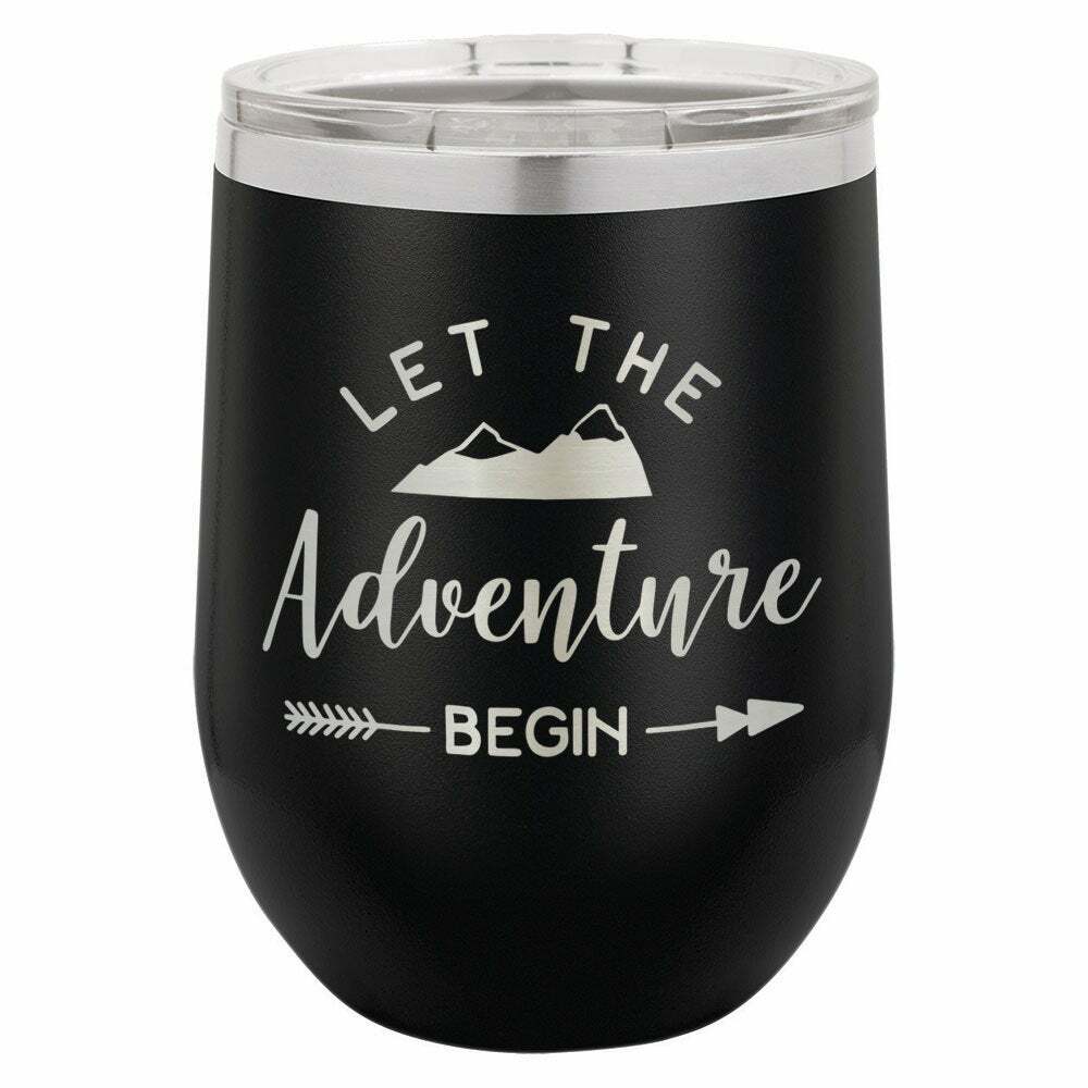 Let The Adventure Begin Drink Tumbler With Straw - ONLY GIFTS