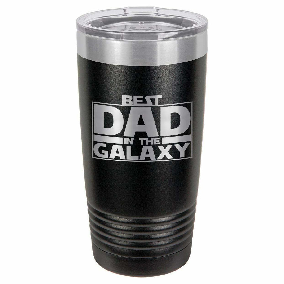 Best Dad In The Galaxy Drink Tumbler With Straw - ONLY GIFTS