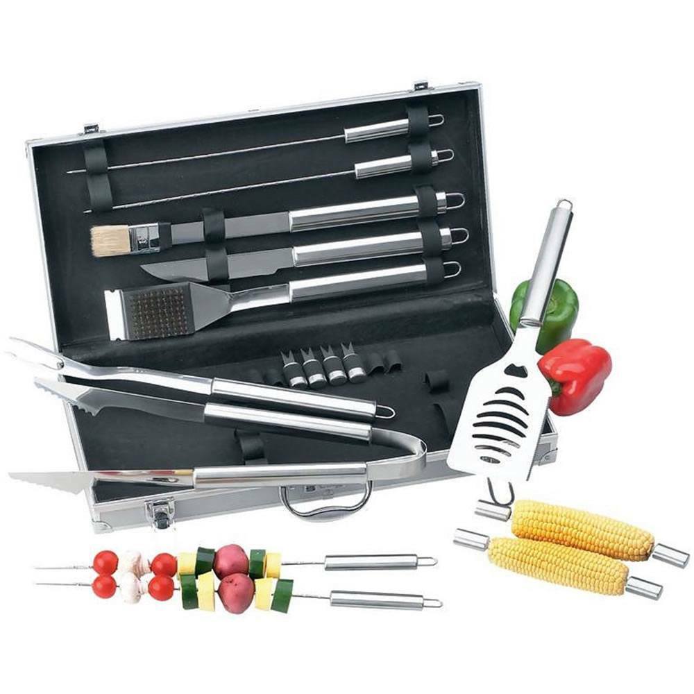 Chefmaster 18-Piece BBQ Tool Set w/Case - ONLY GIFTS
